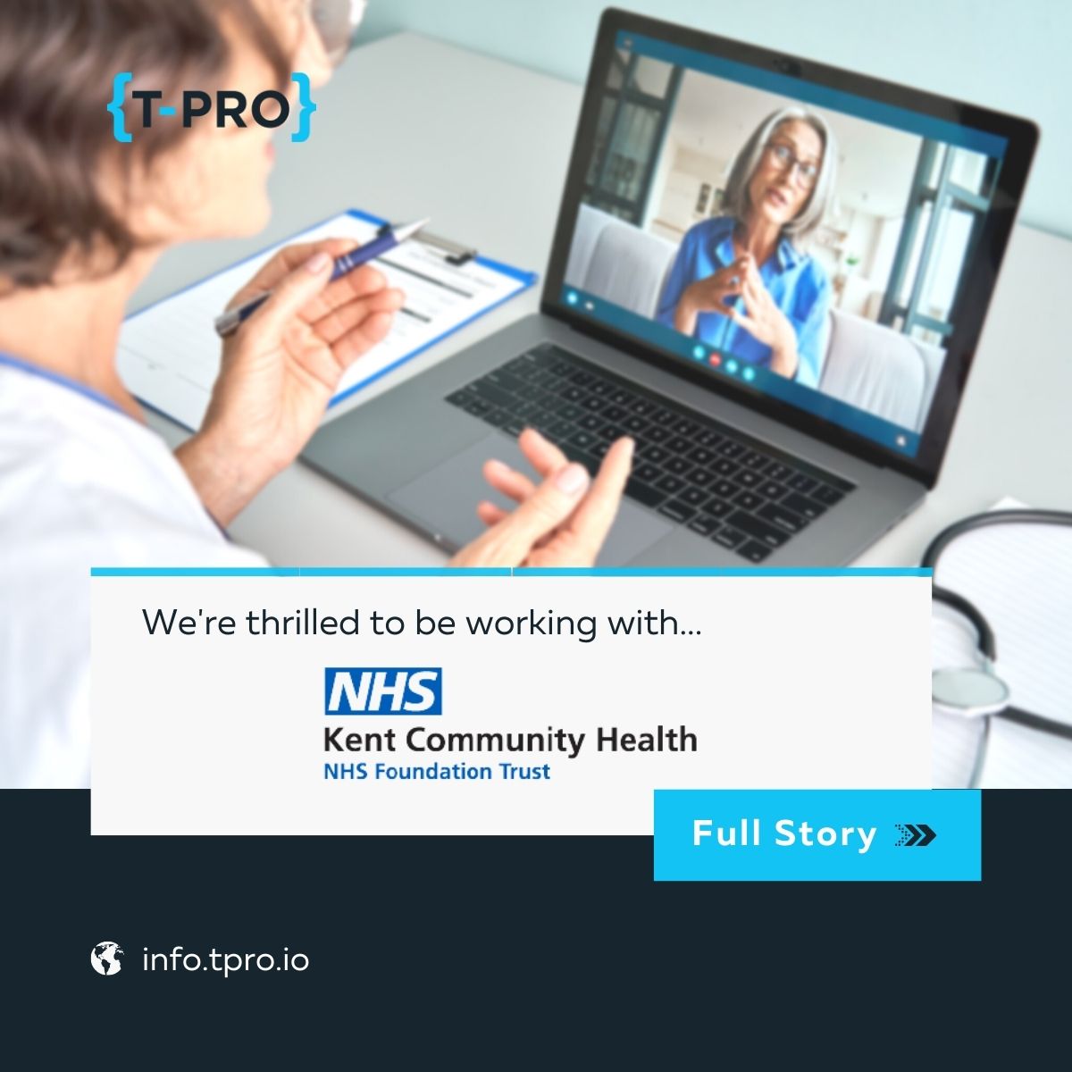 T-Pro welcomes Kent Community Health NHS Foundation Trust